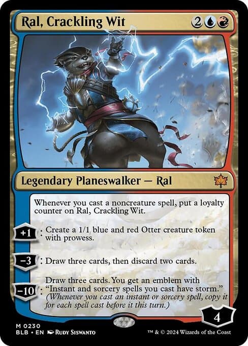 Ral, Crackling Wit from Bloomburrow Promos (Mythic)