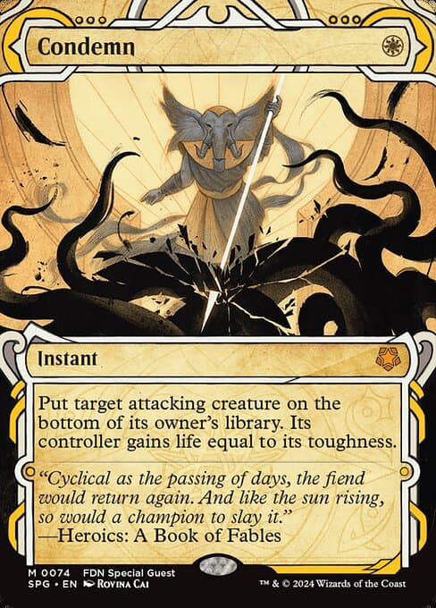 Condemn from Special Guests (Mythic)