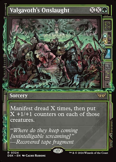 Valgavoth's Onslaught from Duskmourn: House of Horror (Rare)