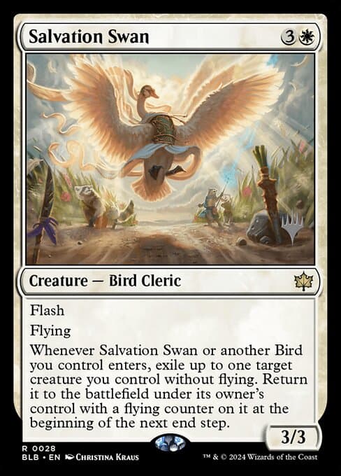 Salvation Swan from Bloomburrow Promos (Rare)