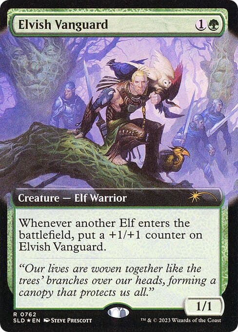 Elvish Vanguard from Secret Lair Drop (Rare)