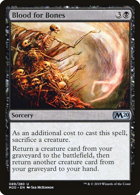 Blood for Bones from Core Set 2020 (Uncommon)
