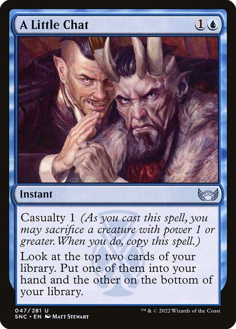 A Little Chat from Streets of New Capenna (Uncommon)