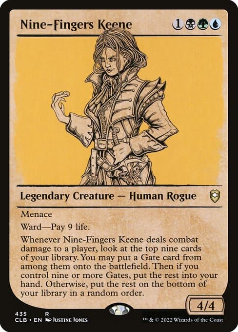 Nine-Fingers Keene from Commander Legends: Battle for Baldur's Gate (Rare)