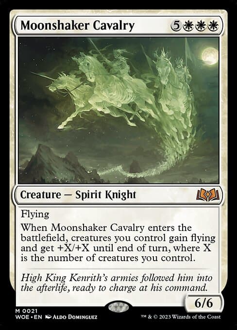 Moonshaker Cavalry from Wilds of Eldraine (Mythic)