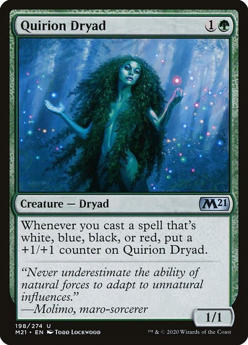 Quirion Dryad from Core Set 2021 (Uncommon)