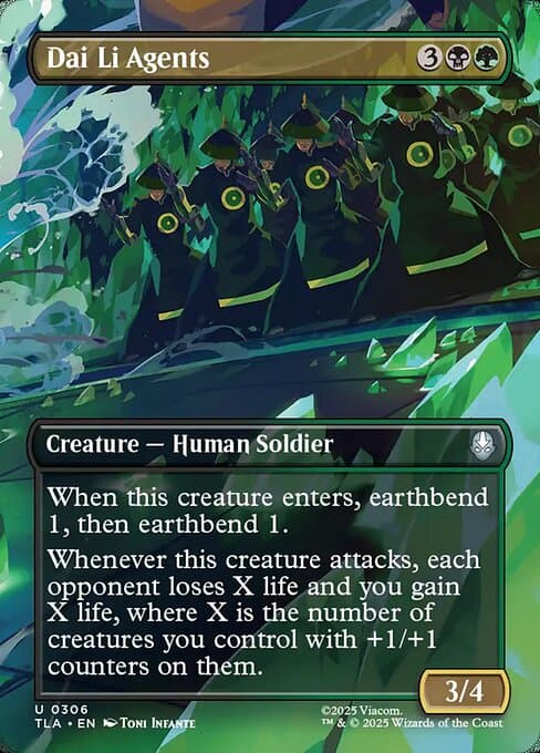 Dai Li Agents from Avatar: The Last Airbender (Uncommon)