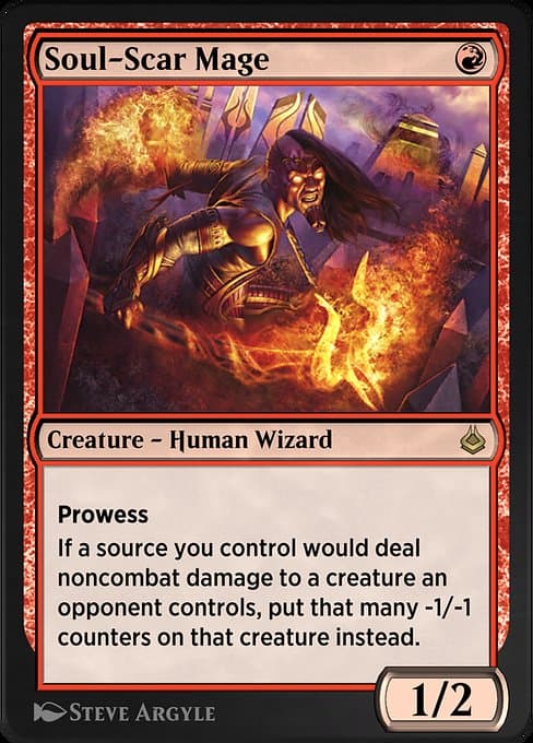 Soul-Scar Mage from Amonkhet Remastered (Rare)
