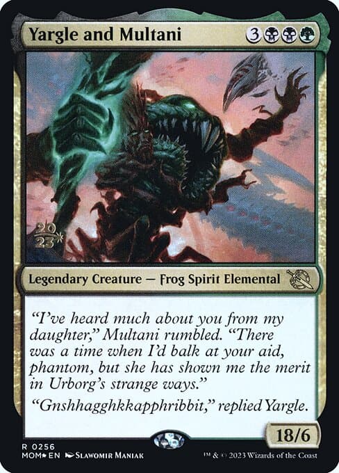 Yargle and Multani from March of the Machine Promos (Rare)