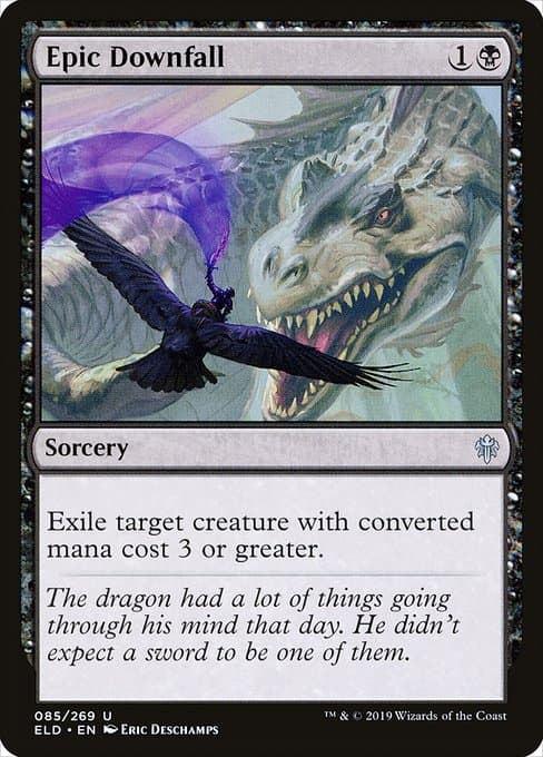 Epic Downfall from Throne of Eldraine (Uncommon)