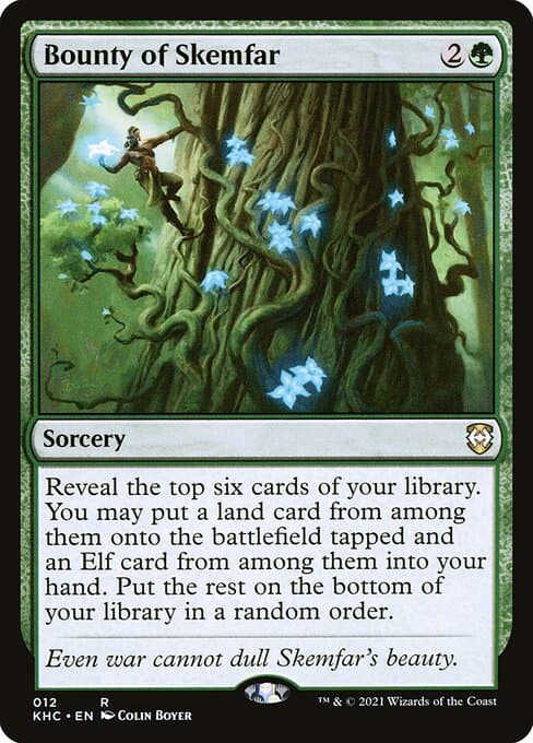 Bounty of Skemfar from Kaldheim Commander (Rare)