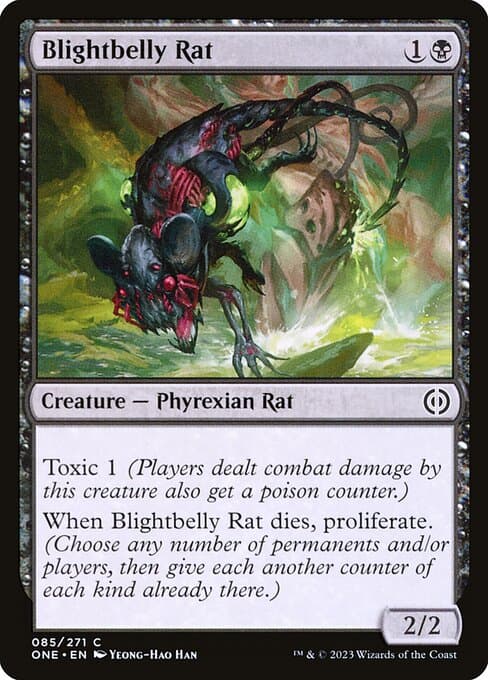 Blightbelly Rat from Phyrexia: All Will Be One (Common)