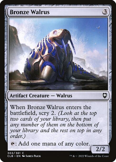 Bronze Walrus from Commander Legends: Battle for Baldur's Gate (Common)