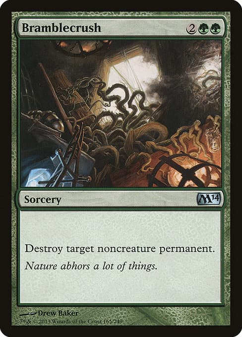 Bramblecrush from Magic 2014 (Uncommon)
