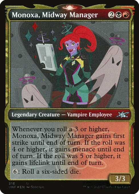 Monoxa, Midway Manager from Unfinity (Uncommon)