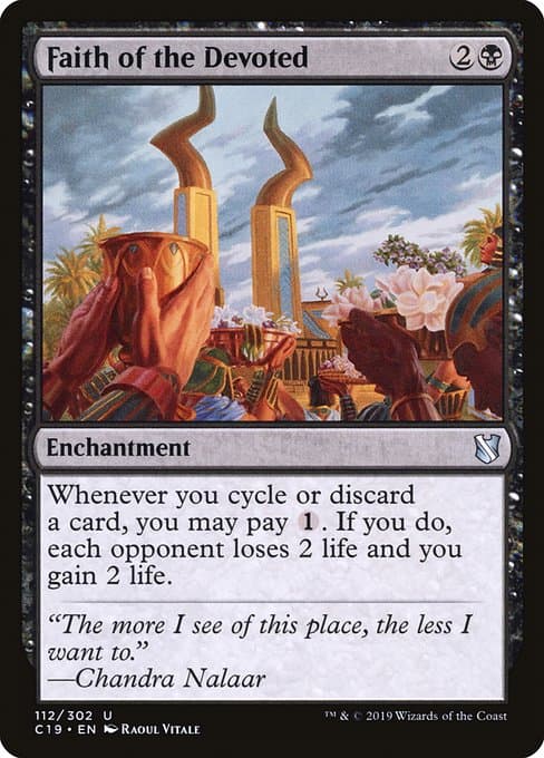 Faith of the Devoted from Commander 2019 (Uncommon)