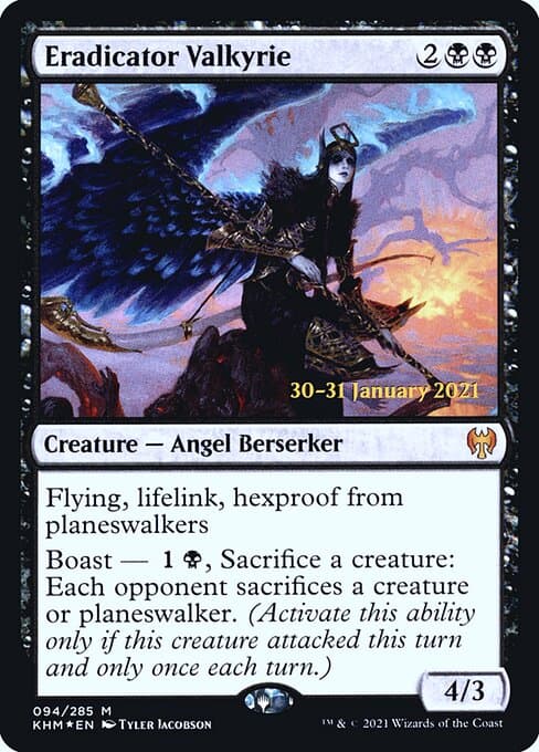 Eradicator Valkyrie from Kaldheim Promos (Mythic)