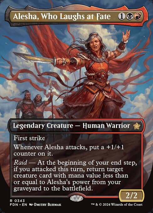 Alesha, Who Laughs at Fate from Foundations (Rare)
