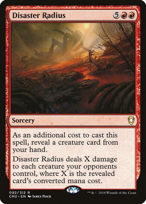 Disaster Radius from Commander Anthology Volume II (Rare)