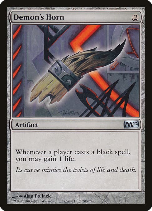 Demon's Horn from Magic 2012 (Uncommon)