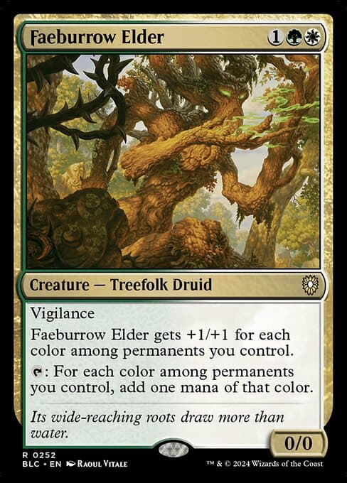 Faeburrow Elder from Bloomburrow Commander (Rare)