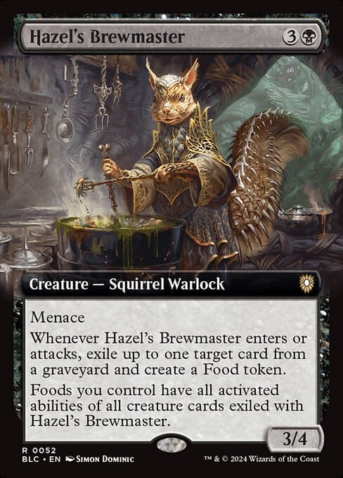 Hazel's Brewmaster from Bloomburrow Commander (Rare)