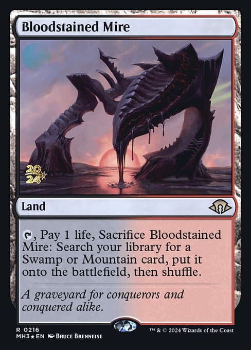 Bloodstained Mire from Modern Horizons 3 Promos (Rare)