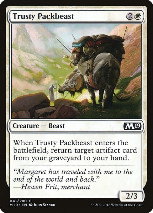 Trusty Packbeast from Core Set 2019 (Common)