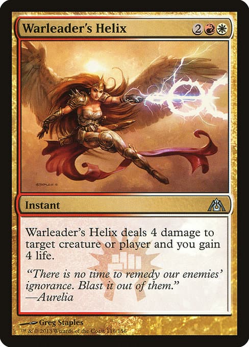 Warleader's Helix from Dragon's Maze (Uncommon)
