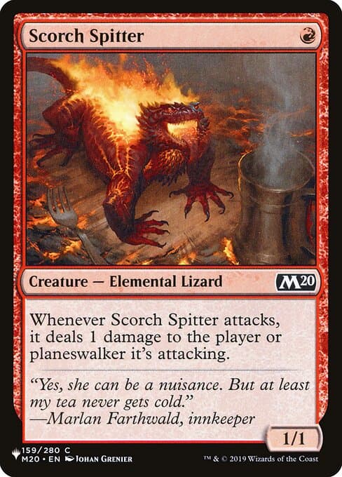 Scorch Spitter from The List (Common)