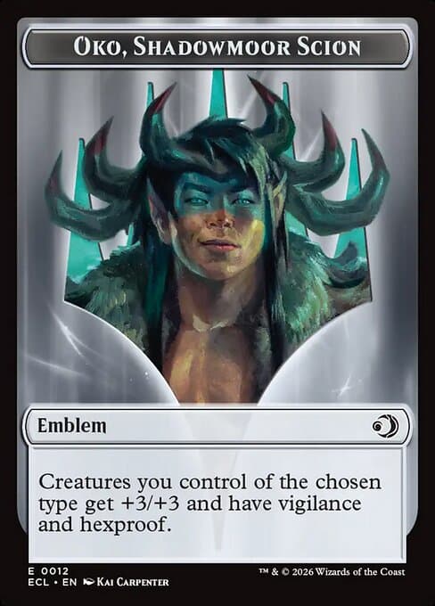 Oko, Shadowmoor Scion Emblem (Common)