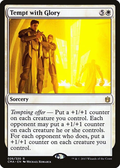 Tempt with Glory from Commander Anthology (Rare)