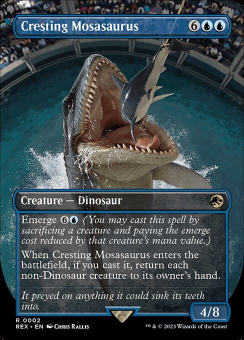 Cresting Mosasaurus (Rare)