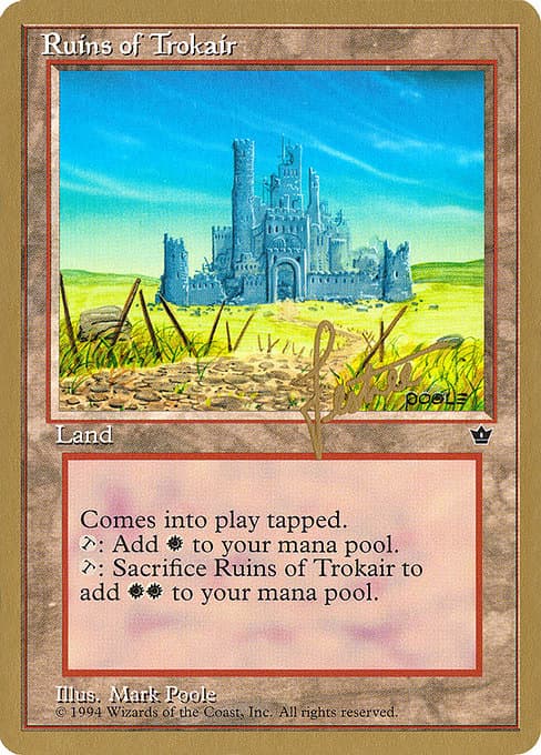 Ruins of Trokair from Pro Tour Collector Set (Uncommon)