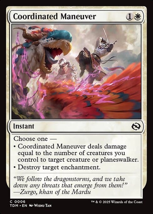 Coordinated Maneuver from Tarkir: Dragonstorm (Common)