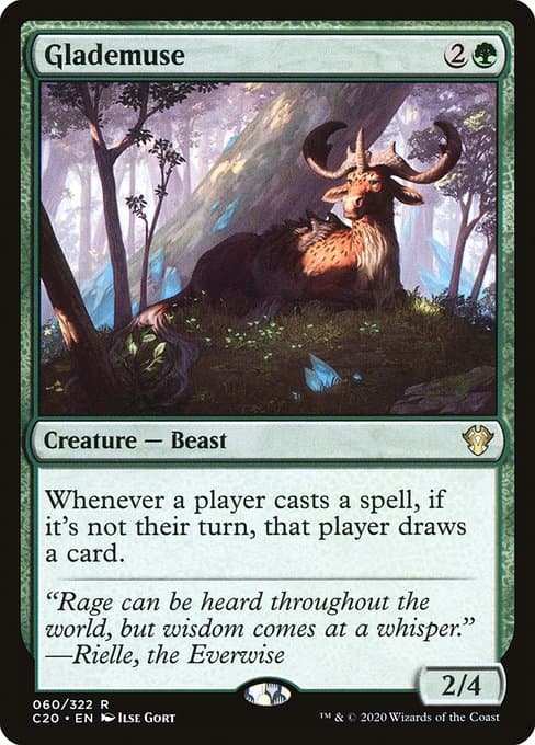 Glademuse from Commander 2020 (Rare)