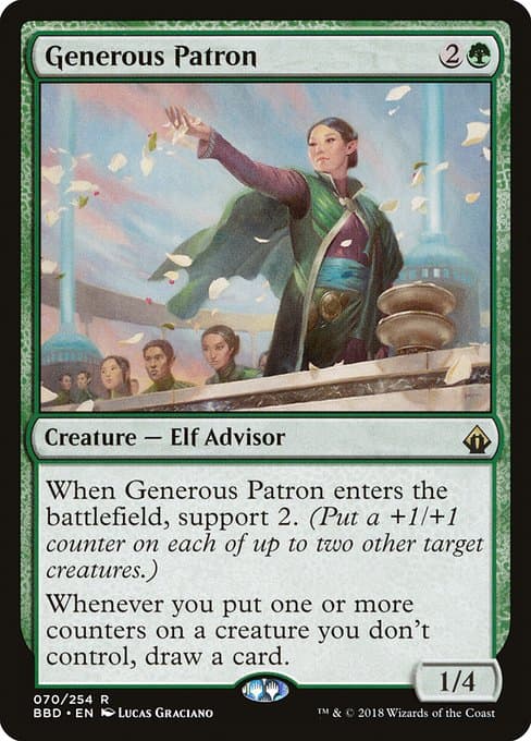 Generous Patron from Battlebond (Rare)