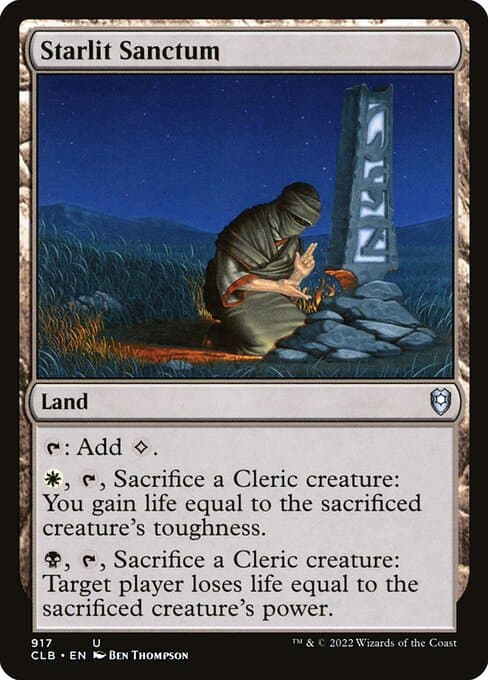 Starlit Sanctum from Commander Legends: Battle for Baldur's Gate (Uncommon)