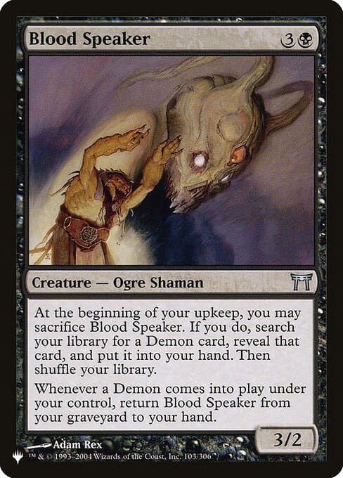 Blood Speaker from The List (Uncommon)