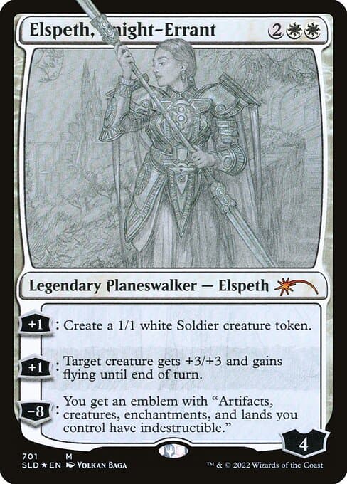 Elspeth, Knight-Errant from Secret Lair Drop (Mythic)
