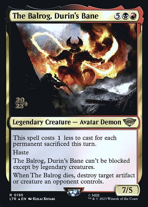 The Balrog, Durin's Bane (Rare)