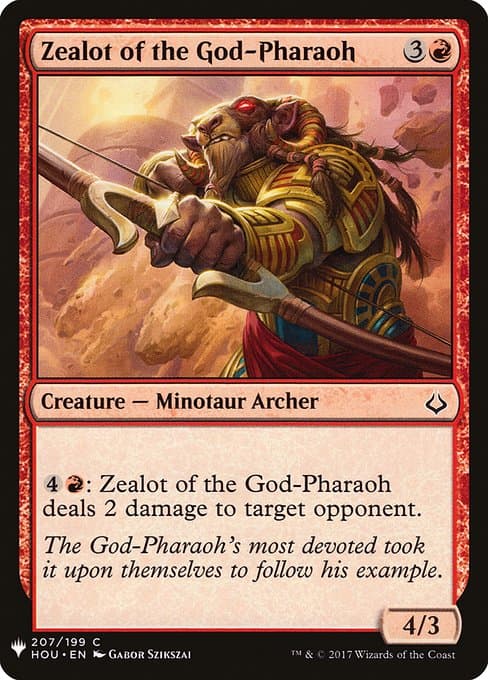 Zealot of the God-Pharaoh from The List (Common)