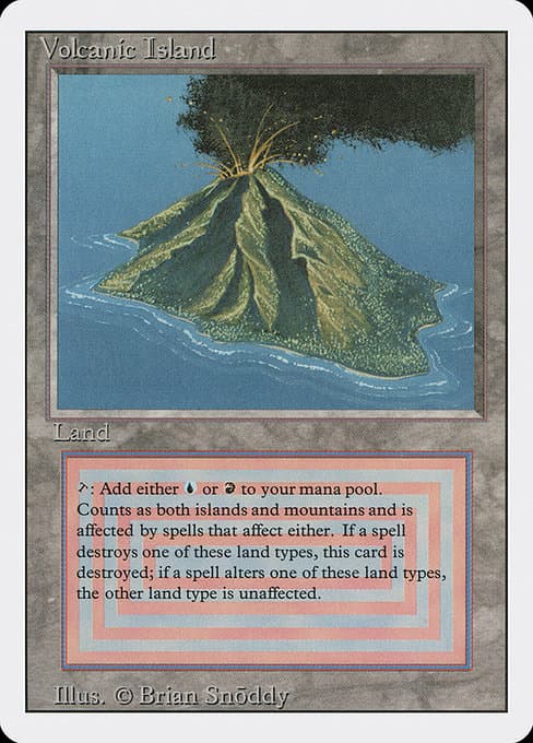 Volcanic Island (Rare)