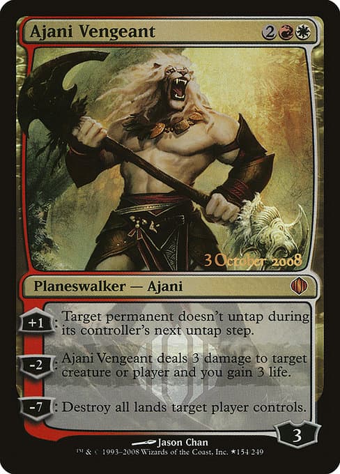 Ajani Vengeant from Shards of Alara Promos (Mythic)
