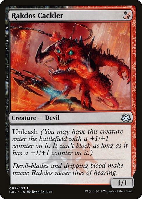 Rakdos Cackler from RNA Guild Kit (Uncommon)