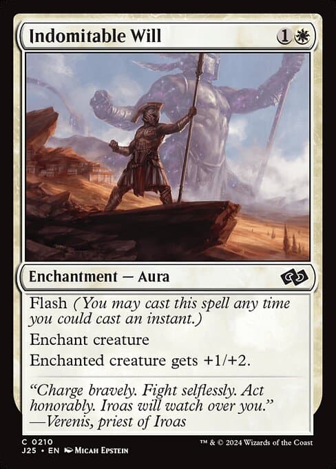 Indomitable Will from Foundations Jumpstart (Common)