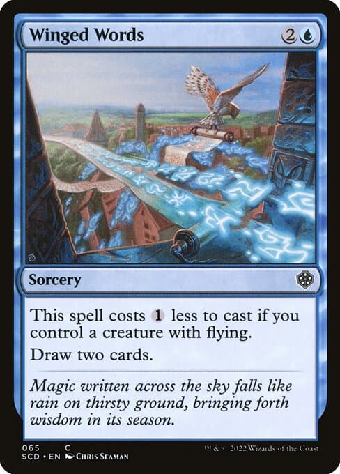 Winged Words from Starter Commander Decks (Common)