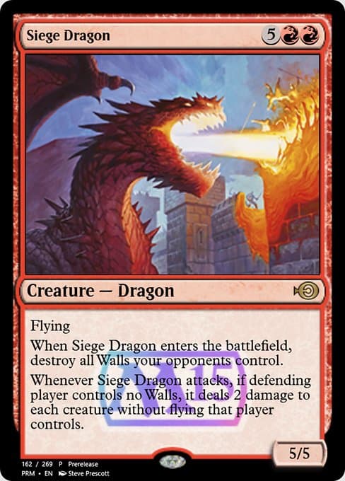 Siege Dragon from Magic Online Promos (Rare)