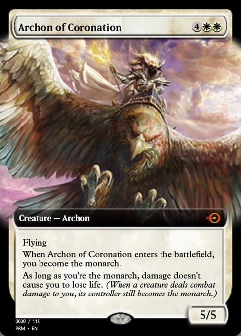 Archon of Coronation from Magic Online Promos (Mythic)
