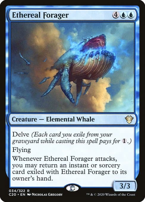 Ethereal Forager from Commander 2020 (Rare)